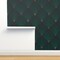 Art Deco Dark Emerald Glamorous Vintage Elegant 1920S Flapper Custom Pre-pasted Wallpaper by Spoonflower Pre-Pasted Wallpaper 2FT Wide
